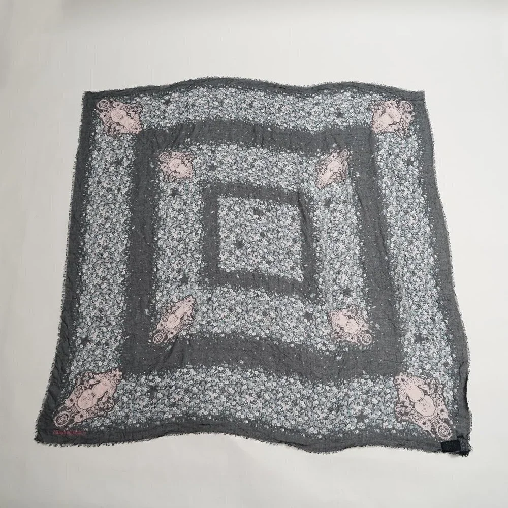 Zadig & Voltaire Kerry Flower Dog Square Scarf